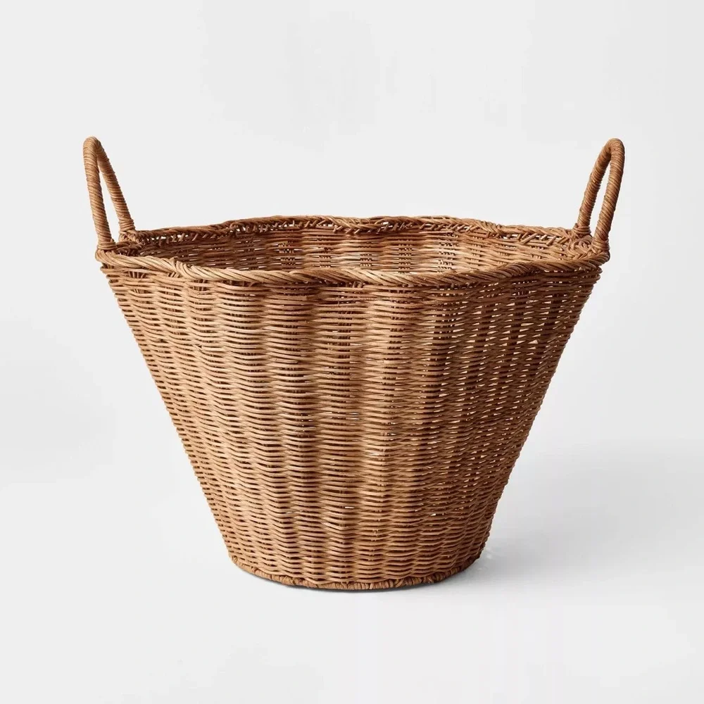 Large Scallop Woven Basket - Threshold™ designed with Studio McGee